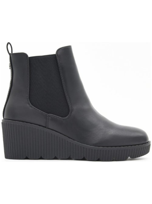 Botins de cunha material sintético montevita - Kiabi Botins de cunha material sintético montevita - Kiabi