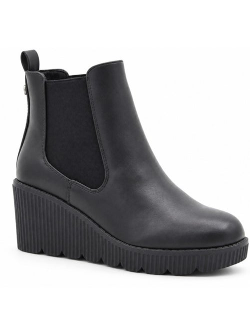 Botins de cunha material sintético montevita - Kiabi Botins de cunha material sintético montevita - Kiabi
