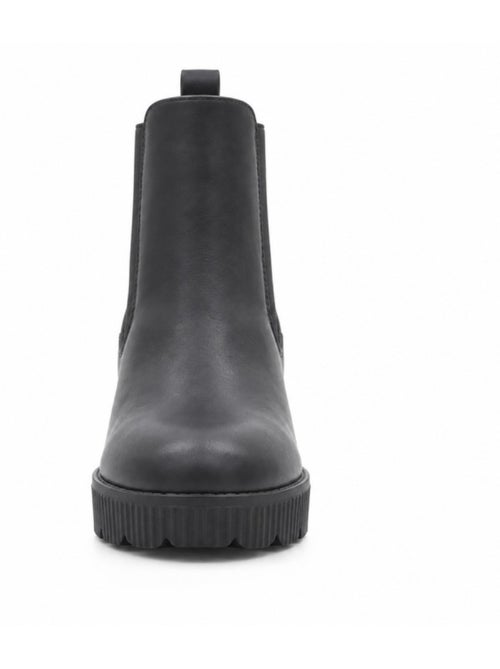 Botins de cunha material sintético montevita - Kiabi Botins de cunha material sintético montevita - Kiabi