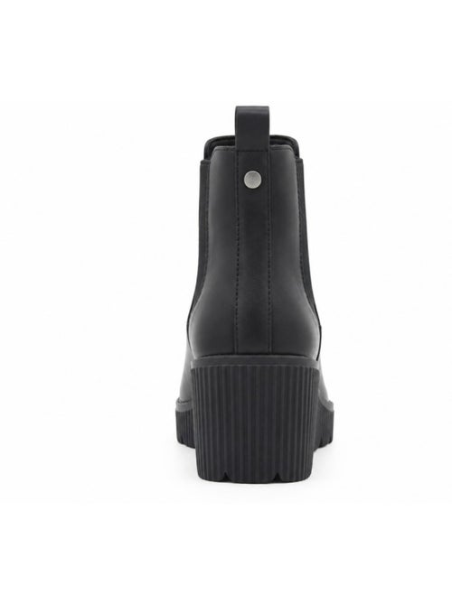 Botins de cunha material sintético montevita - Kiabi Botins de cunha material sintético montevita - Kiabi