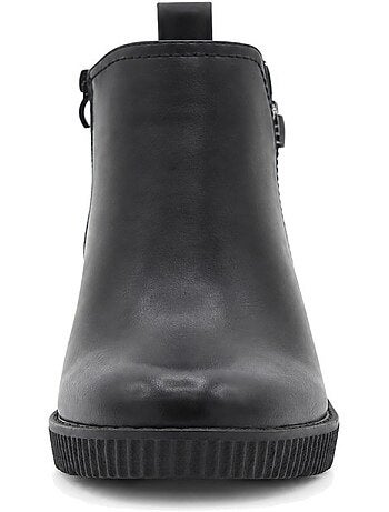 Botins de cunha material sintético montevita
