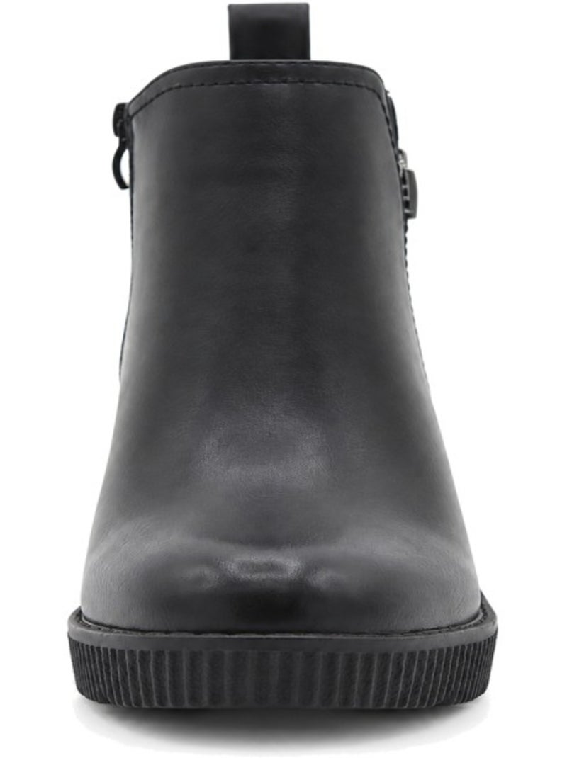 Botins de cunha material sintético montevita Preto - Kiabi