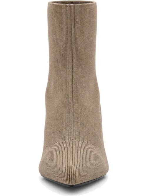 Botins de salto couro natural purapiel - Kiabi