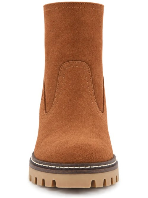 Botins de salto couro natural purapiel - Kiabi Botins de salto couro natural purapiel - Kiabi