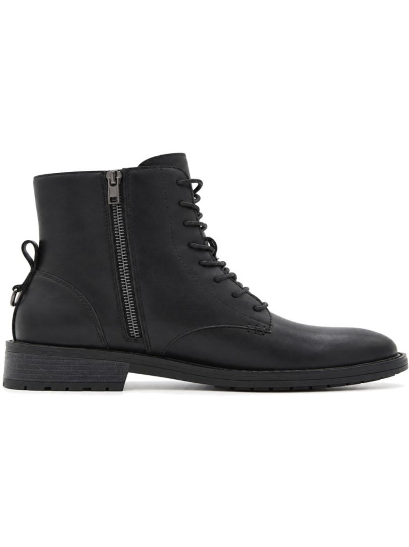 Botins de salto couro natural purapiel Preto - Kiabi