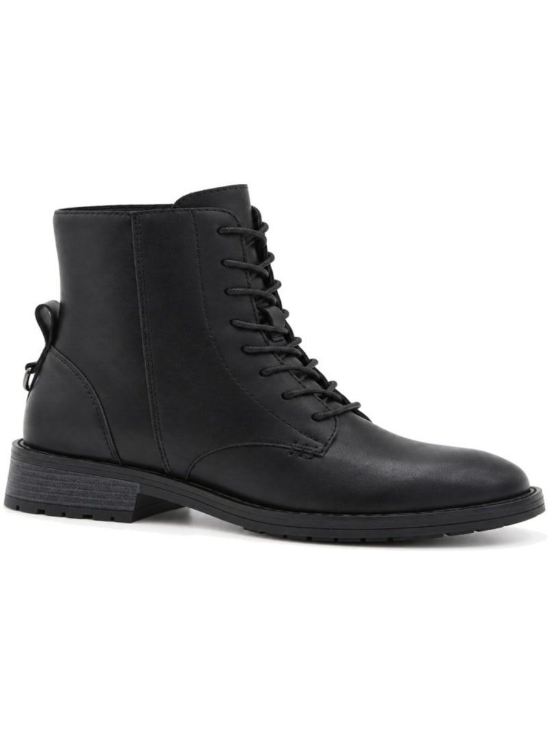 Botins de salto couro natural purapiel Preto - Kiabi