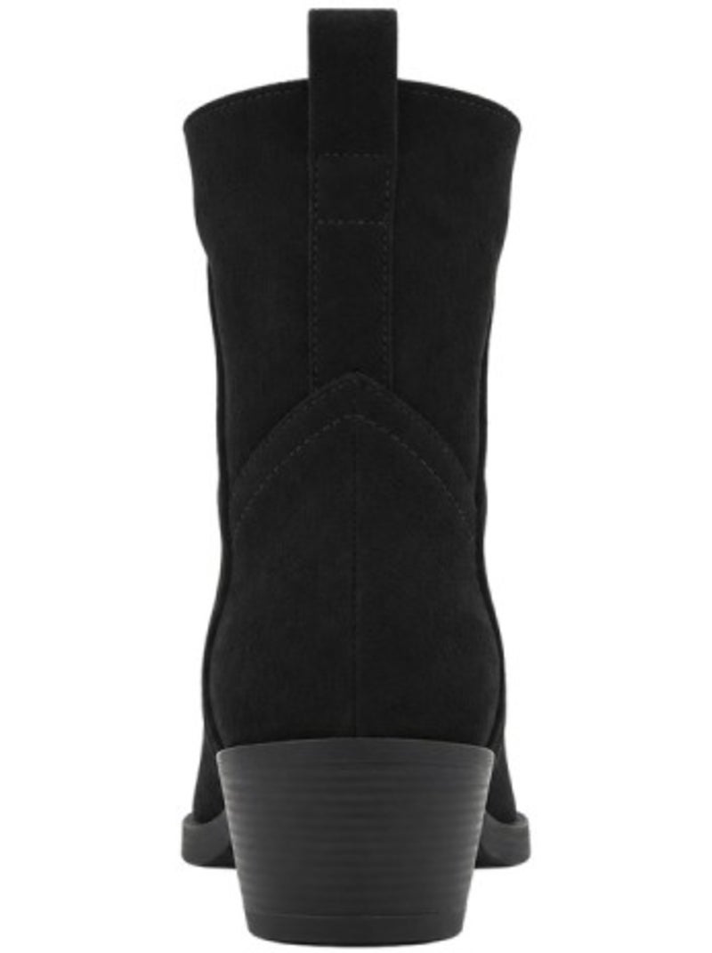 Botins de salto couro natural purapiel Preto - Kiabi