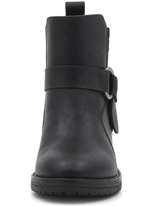 Botins de salto couro natural purapiel - Kiabi Botins de salto couro natural purapiel - Kiabi