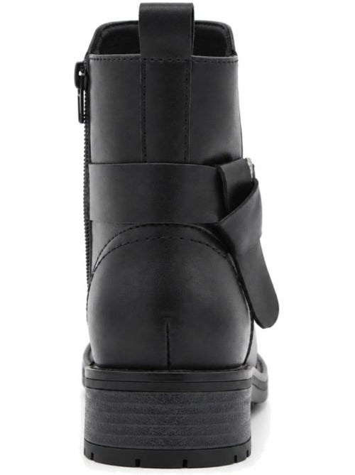 Botins de salto couro natural purapiel - Kiabi Botins de salto couro natural purapiel - Kiabi
