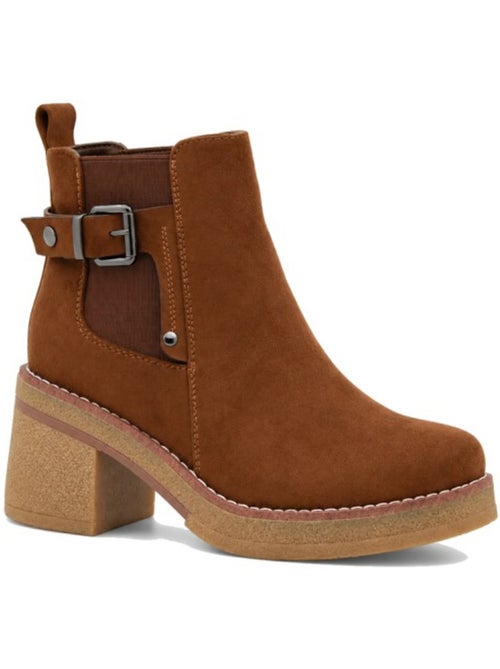 Botins de salto material sintético montevita - Kiabi Botins de salto material sintético montevita - Kiabi