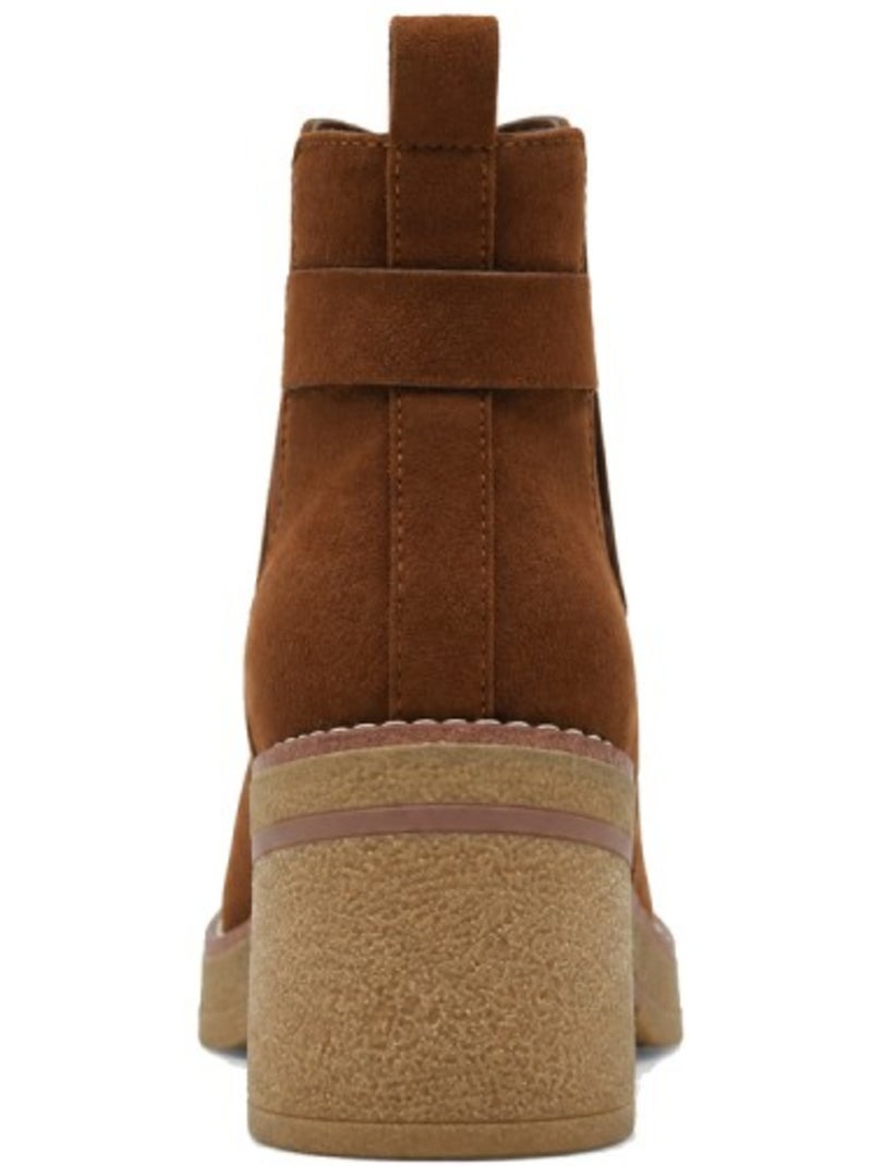 Botins de salto material sintético montevita Castanho - Kiabi