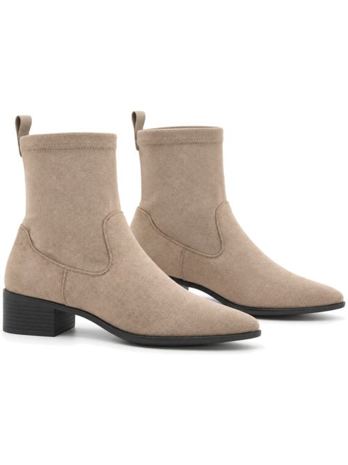Botins de salto material sintético montevita - Kiabi Botins de salto material sintético montevita - Kiabi