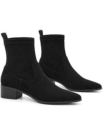 Botins de salto material sintético montevita