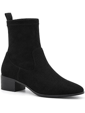 Botins de salto material sintético montevita