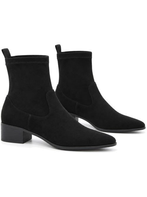 Botins de salto material sintético montevita - Kiabi Botins de salto material sintético montevita - Kiabi