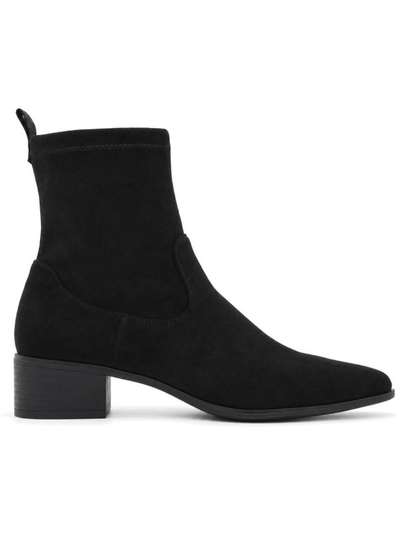 Botins de salto material sintético montevita Preto - Kiabi