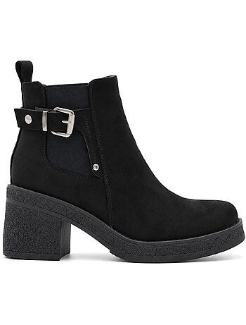 Botins de salto material sintético montevita