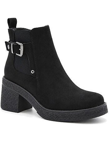 Botins de salto material sintético montevita