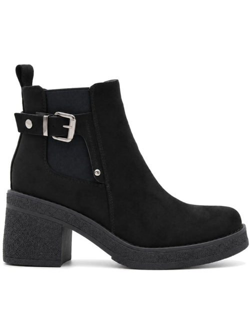 Botins de salto material sintético montevita - Kiabi Botins de salto material sintético montevita - Kiabi
