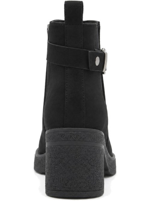 Botins de salto material sintético montevita - Kiabi Botins de salto material sintético montevita - Kiabi