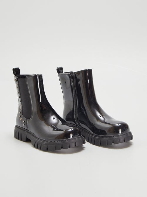 Botins de verniz Chelsea - Kiabi