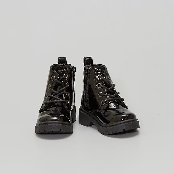 Botins de verniz Menina 0-36 meses - Preto - Kiabi - 24,00€
