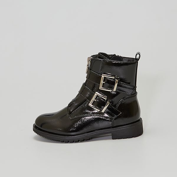 Botins de verniz Menina 3-12 anos - PRETO - Kiabi - 28,00€