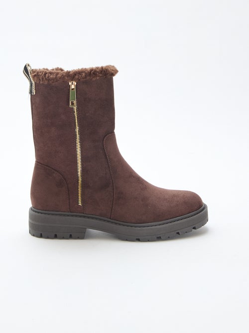 Botins em camurça - Kiabi