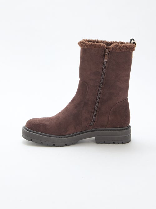 Botins em camurça - Kiabi