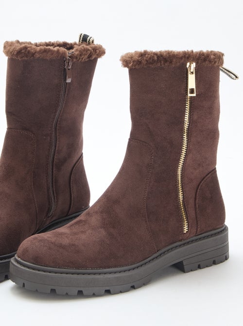 Botins em camurça - Kiabi