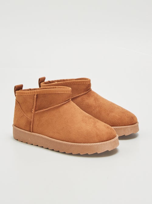 Botins em camurça sintética - Kiabi