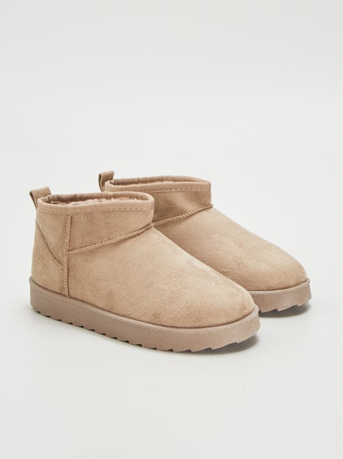 Botins em camurça sintética - Kiabi