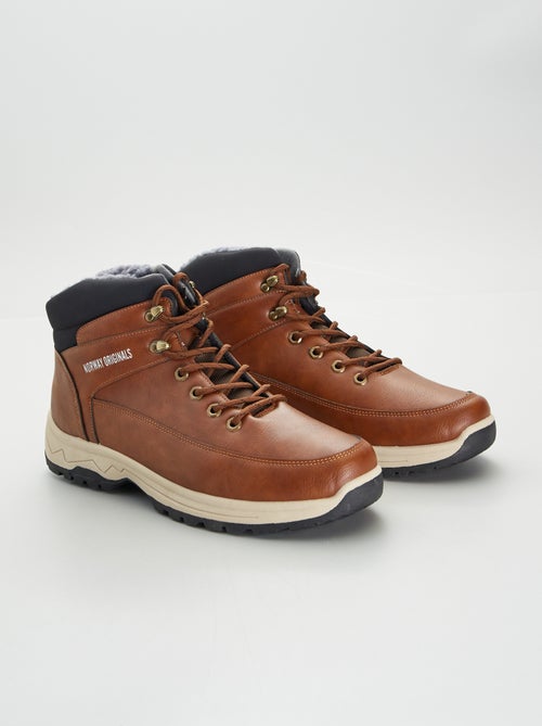 Botins estilo montanha - Kiabi