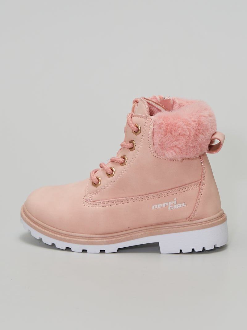 Botins estilo montanha Rosa - Kiabi