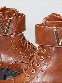 Botins estilo rangers - Kiabi