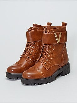 Botins estilo rangers - Kiabi