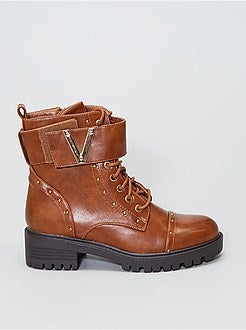 Botins estilo rangers - Kiabi
