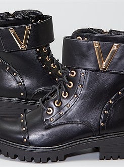 Botins estilo rangers - Kiabi