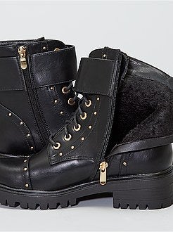 Botins estilo rangers - Kiabi