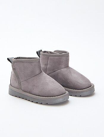 Botins estilo sueco em nobuck