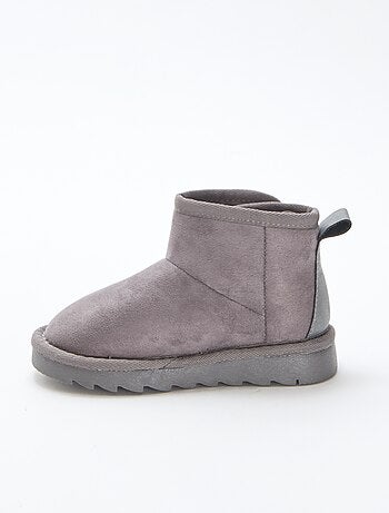Botins estilo sueco em nobuck