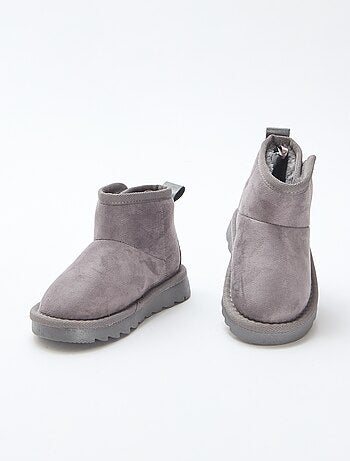 Botins estilo sueco em nobuck