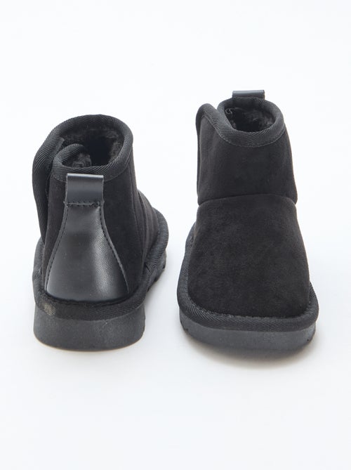 Botins estilo sueco em nobuck - Kiabi
