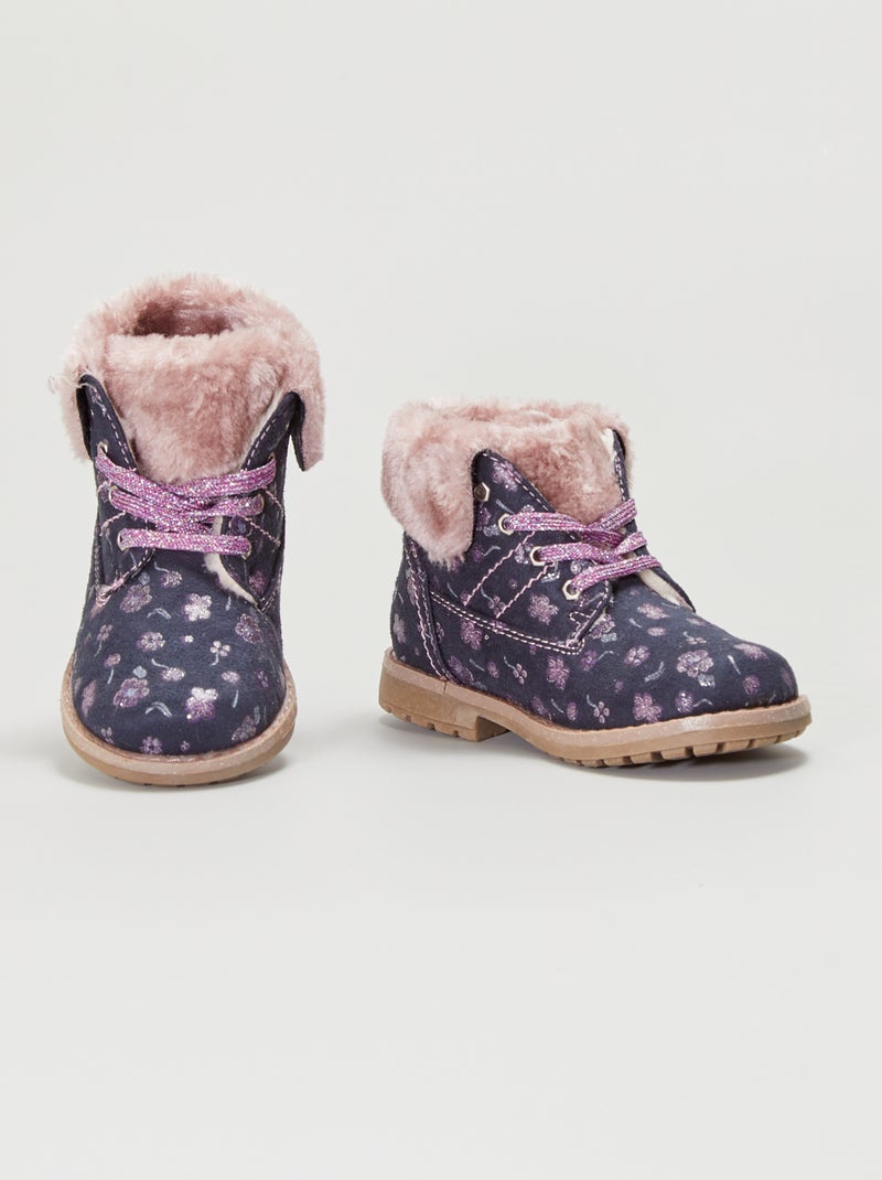 Botins forrados Azul Naval - Kiabi