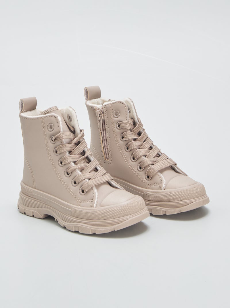 Botins forrados CINZA - Kiabi