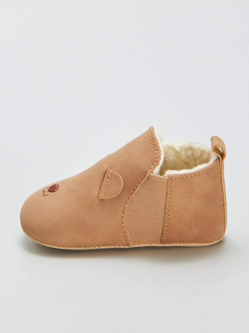 Botins forrados com animais CASTANHO - Kiabi