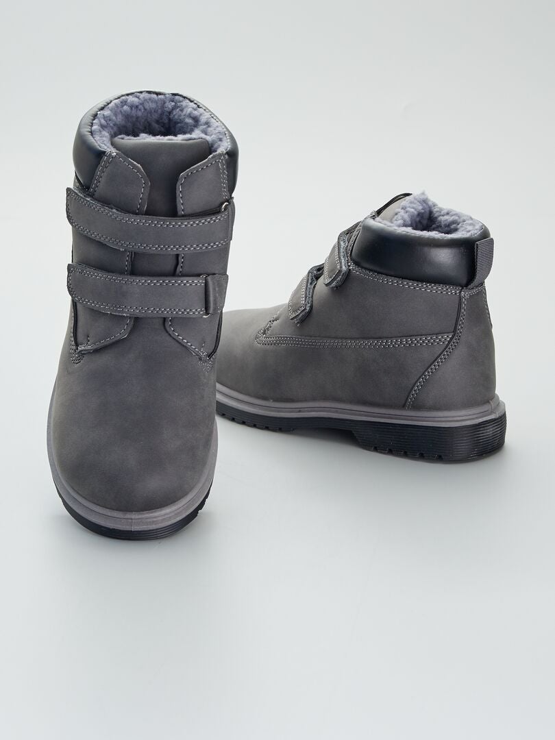 Botins cinza best sale