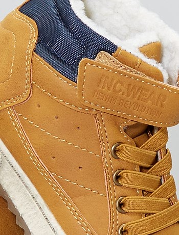 Botins forrados tipo ténis - Kiabi