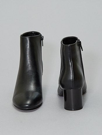 Botins lisos em verniz - Kiabi