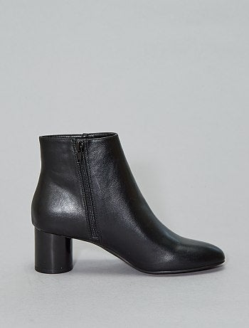 Botins lisos em verniz - Kiabi